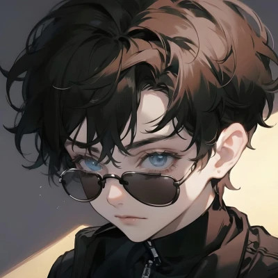 精选旧漫男生头像图片