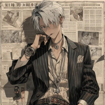 超清晰旧漫男生头像