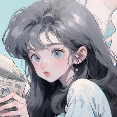高清精致女生动漫头像图片