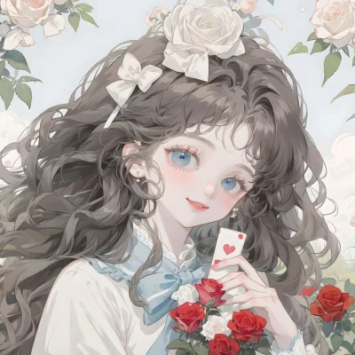 2025唯美女生动漫头像图片最新款