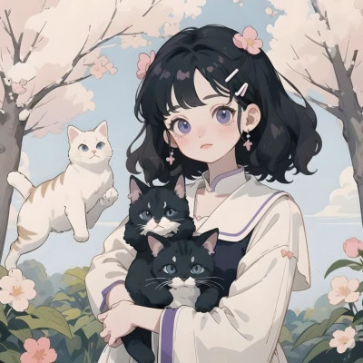 2025唯美女生动漫头像图片最新款