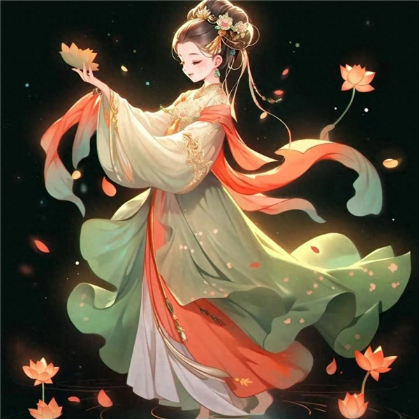 翩翩起舞风华绝代古风女生头像图片