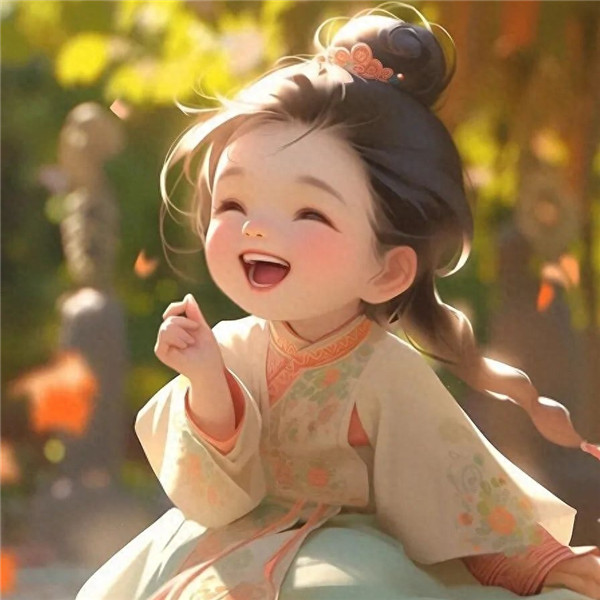 可爱治愈系古风小女孩头像图片
