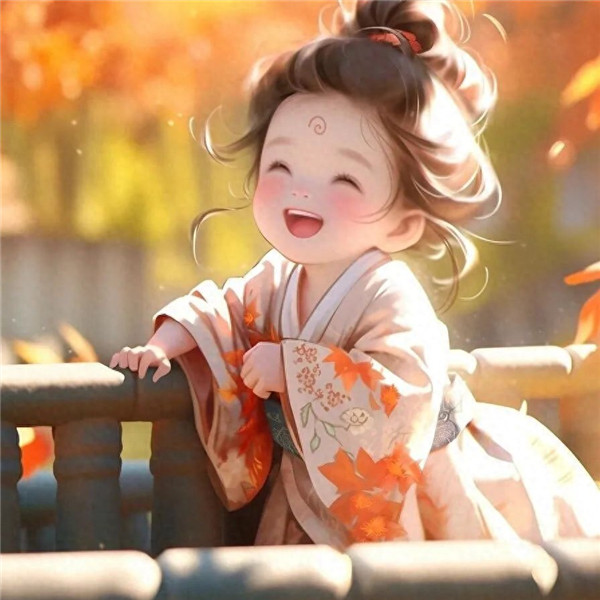可爱治愈系古风小女孩头像图片