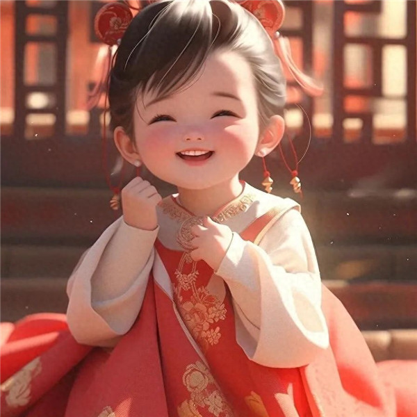 可爱治愈系古风小女孩头像图片