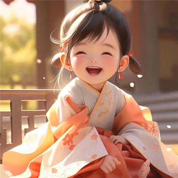 可爱治愈系古风小女孩头像图片