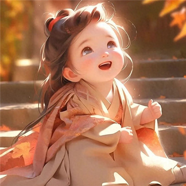 可爱治愈系古风小女孩头像图片