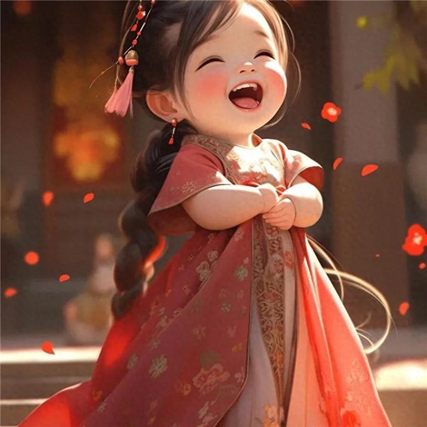 可爱治愈系古风小女孩头像图片