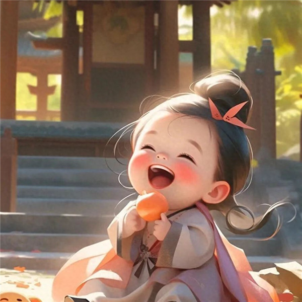 可爱治愈系古风小女孩头像图片