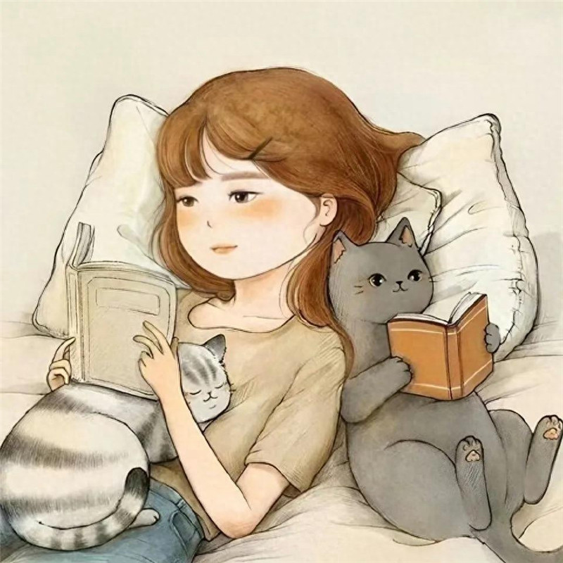 动漫女生小清新可爱头像图片