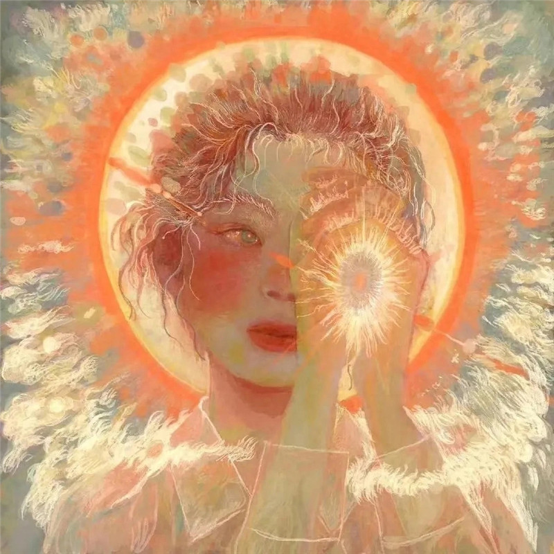 极致艺术风微信炫彩小众头像图片