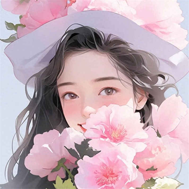 唯美美好动漫女生头像图片