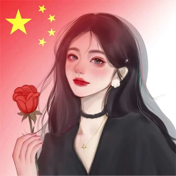 2025年高清无水印国庆情侣头像图片