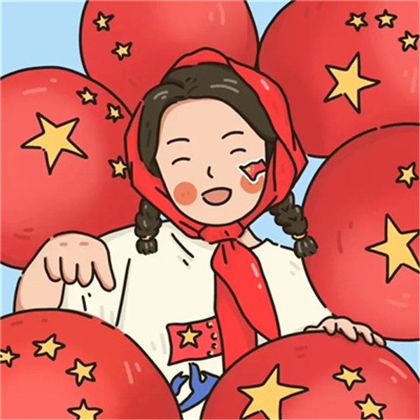 2025年高清无水印国庆情侣头像图片