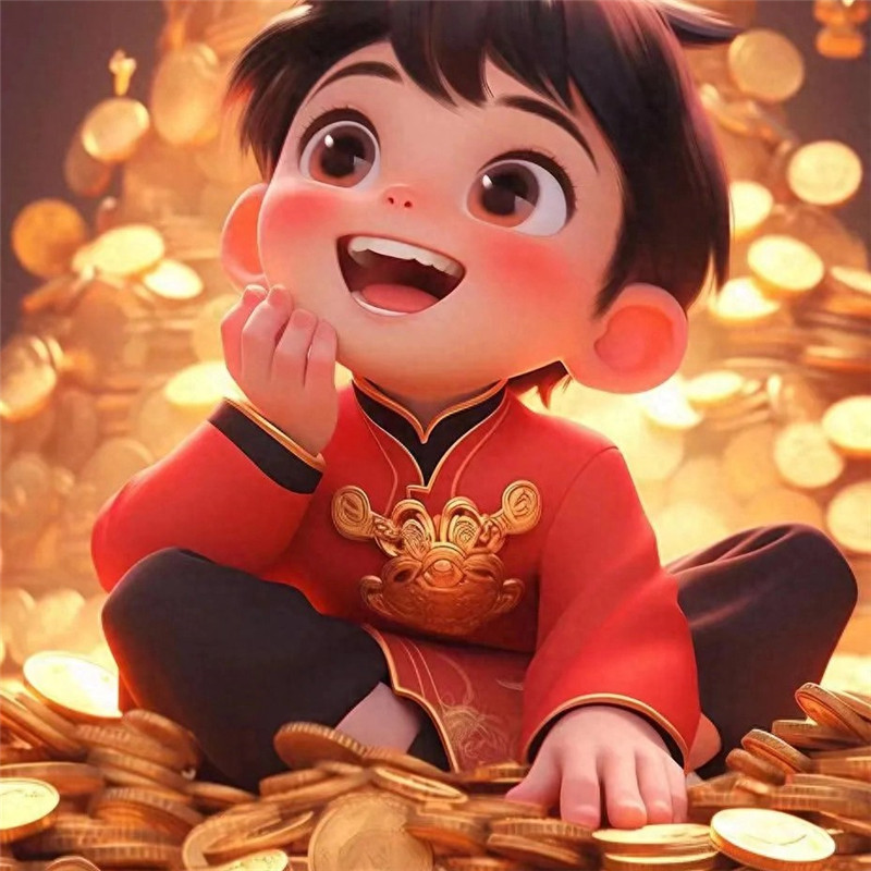 2025年最火爆的搞钱暴富头像图片