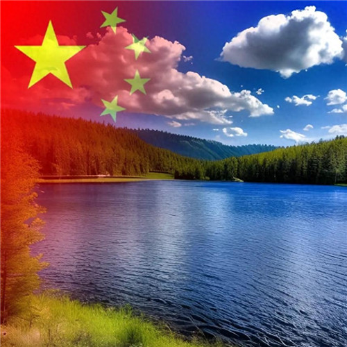 青山绿水国庆专用风景头像图片