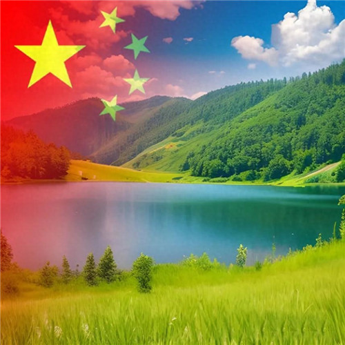 青山绿水国庆专用风景头像图片