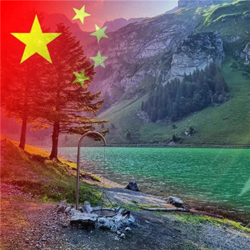 青山绿水国庆专用风景头像图片