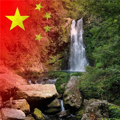 青山绿水国庆专用风景头像图片