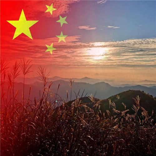 青山绿水国庆专用风景头像图片
