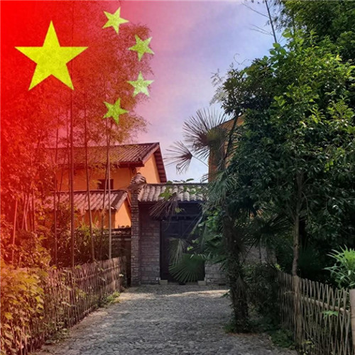 青山绿水国庆专用风景头像图片