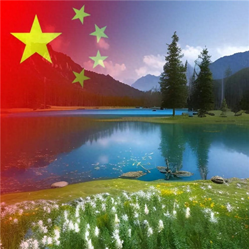青山绿水国庆专用风景头像图片