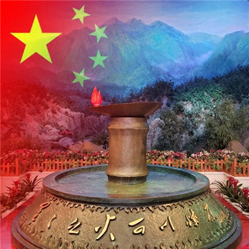 青山绿水国庆专用风景头像图片