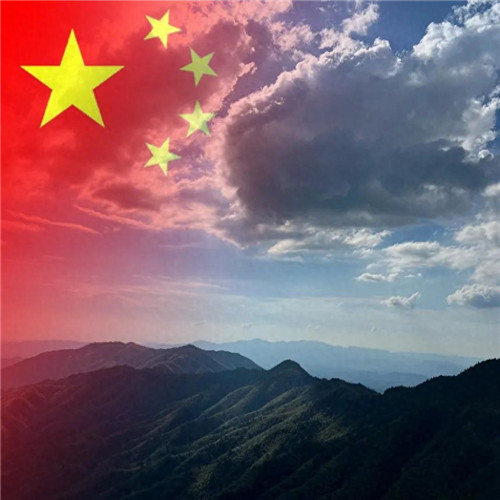 青山绿水国庆专用风景头像图片