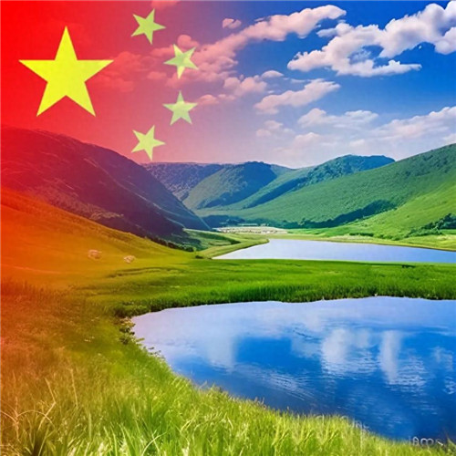 青山绿水国庆专用风景头像图片