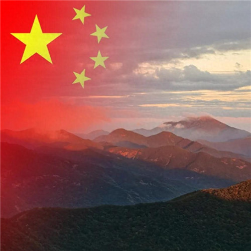 青山绿水国庆专用风景头像图片
