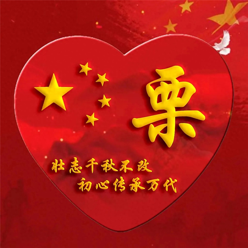 爱国主题姓氏微信头像图片