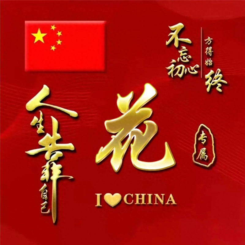 超火爱国姓氏微信头像图片