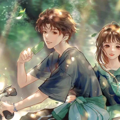 动漫神仙情侣头像