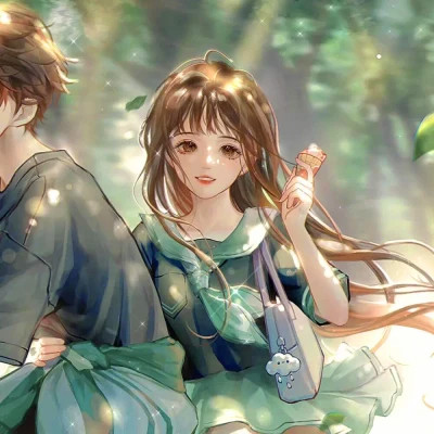 动漫神仙情侣头像