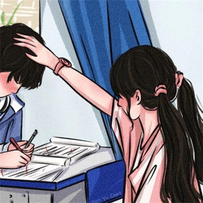 二次元不易撞的神仙情侣头像图片