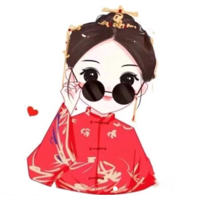 新郎新娘一左一右结婚情侣头像图片