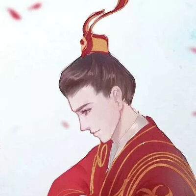 新郎新娘一左一右结婚情侣头像图片