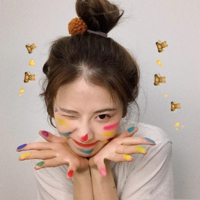 甜美风格的女生头像图片