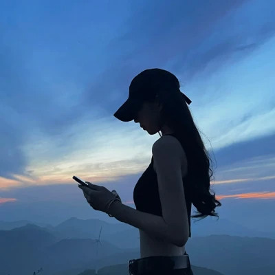 高清不露脸女生头像图片
