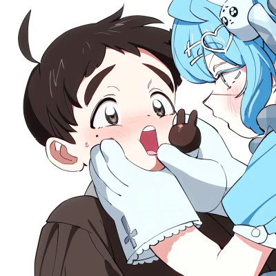 精选情侣动漫头像