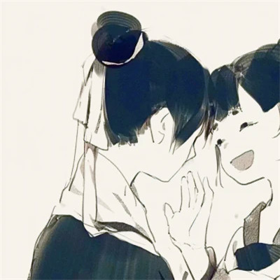 动漫情侣头像二人专用