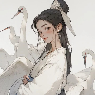 精选古风动漫女生头像高清大图