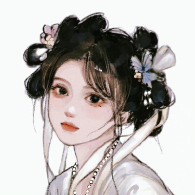 精选古风动漫女生头像高清大图