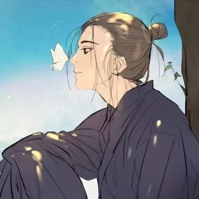 精选动漫古风男头图片