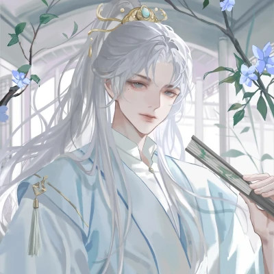 精选动漫古风男头图片