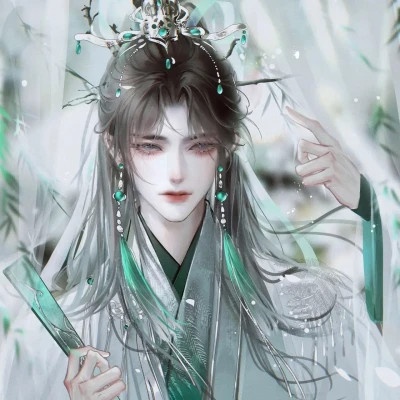 精选动漫古风男头图片