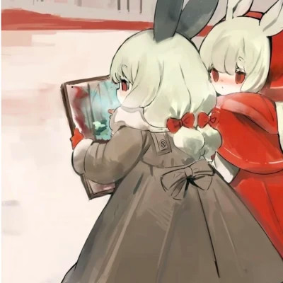 闺蜜百合cp头像一左一右