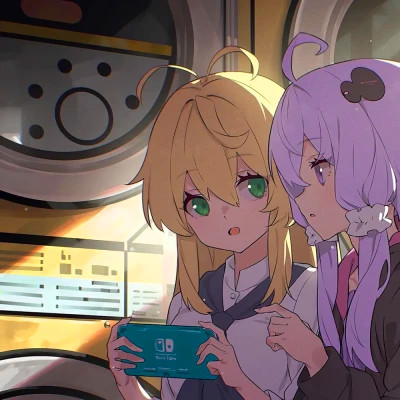 闺蜜百合cp头像一左一右