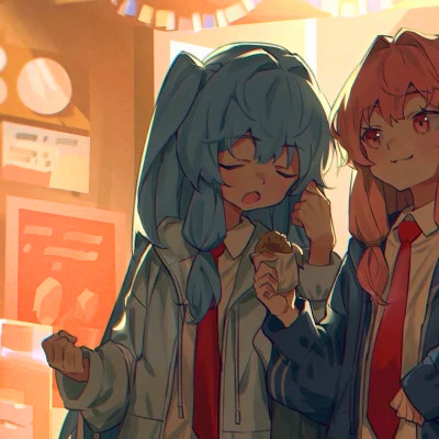 闺蜜百合cp头像一左一右