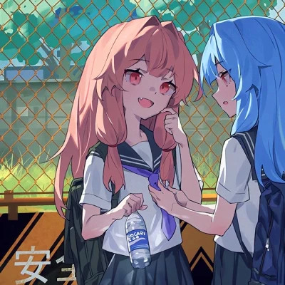 闺蜜百合cp头像一左一右